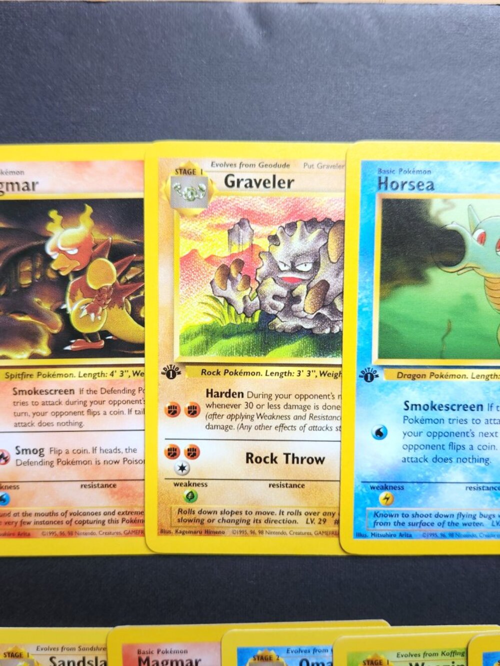 Pokemon Fossil Complete Non Holo Set 16-62 Rare Uncommon Common WOTC 56 Card Lot - Picture 2 of 16